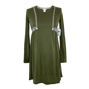 Altar'd State Long Sleeve Embroidered Dress NWT